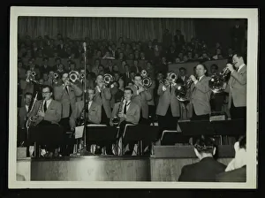 The Stan Kenton Orchestra in concert, 1956. Artist: Denis Williams