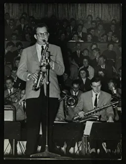 The Stan Kenton Orchestra in concert, 1956. Artist: Denis Williams