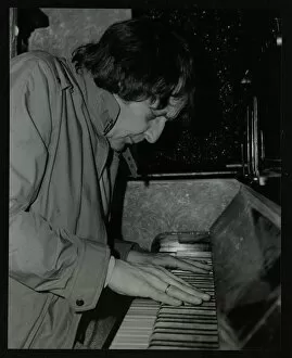 Hertfordshire Gallery: Stan Tracey playing the piano at The Bell, Codicote, Hertfordshire, 2 February 1986