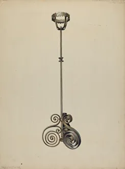 Walter Hochstrasser Prints: Stand for Incense Burner, c. 1938. Creator: Walter Hochstrasser