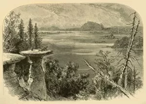 Stand Rock, on the Wisconsin River, 1874. Creator: Alfred Waud