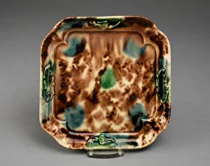 Squares Prints: Stand, Staffordshire, 1760 / 70. Creator: Staffordshire Potteries