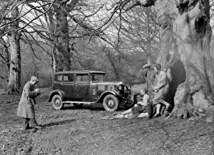 Taking A Picture Prints: Standard 18 hp 4-door saloon, c1920s. Artist: Bill Brunell