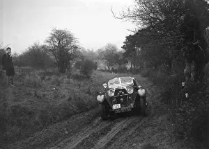 Standard Avon of J Priestly at the Sunbac Colmore Trial, near Winchcombe, Gloucestershire, 1934