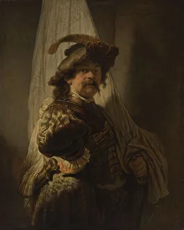 Livery Prints: The Standard Bearer, 1636. Creator: Rembrandt Harmensz van Rijn