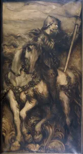 A Standard Bearer, 1886. Artist: Sir John Gilbert