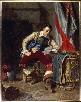 John Seymour Prints: The Standard Bearer, 1903. Artist: John Seymour Lucas