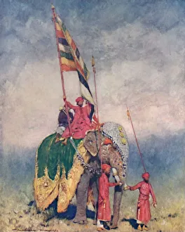 Mahout Prints: A Standard-bearer, 1903. Artist: Mortimer L Menpes