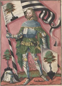 Standard Bearer, second quarter 16th century. Creator: Unknown Standard Bearer, second quarter 16th century. Creator: Unknown