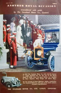 Occasion Prints: Standard Car advert, 1935
