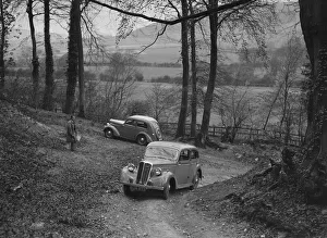 Picken Prints: Standard Twelve of K Picken at the Standard Car Owners Club Southern Counties Trial, 1938