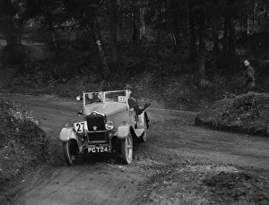 Junior Car Club Prints: Standard Nine open 2-seater competing in the JCC Half-Day Trial