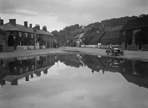 Tranquil Prints: Standard open tourer, Aldbury, Hertfordshire, c1920s. Artist: Bill Brunell