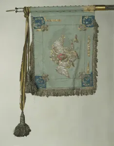 Cuirassier Prints: The Standard of Saint George of the His Majestys Life-Guards Cuirassier Regiment