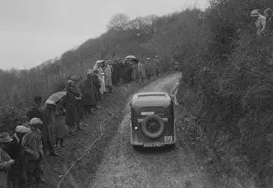 Spare Wheel Prints: Standard saloon of AG Jones competing in the MCC Lands End Trial