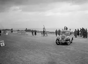 Richards Prints: Standard Twelve saloon of Mrs SH Richards competing in the RSAC Scottish Rally, 1934