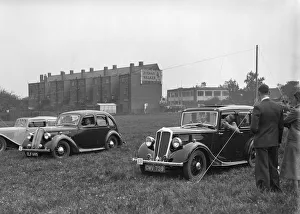 Standard SS I, Flying Twelve and Twelve at the Standard Car Owners Club Gymkhana, 8 May 1938