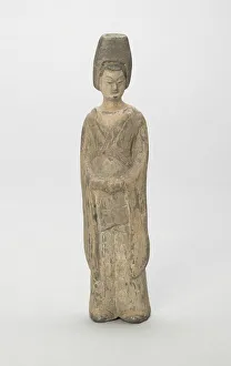 Standing Attendant, Style of Nothern Wei, early 6th century. Creator: Unknown Standing Attendant, Style of Nothern Wei, early 6th century. Creator: Unknown