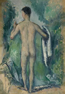 Paul Cezanne Collection: Standing Bather, Seen from the Back, 1879 / 82. Creator: Paul Cezanne