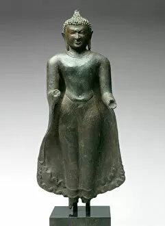 Standing Buddha, Pagan period, 11th/12th century. Creator: Unknown