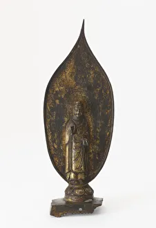 Qi Dynasty Prints: Standing Buddha, Period of Division, ca. 550-577. Creator: Unknown