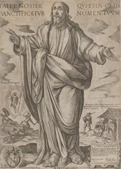 Images Dated 7th December 2020: Standing Christ, Blessing from Christ, Mary, and the Apostles, ca. 1590-ca. 1610