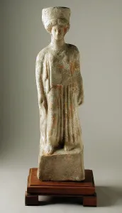 Greek Roman And Etruscan Art Prints: Standing Female, 5th century BC. Creator: Unknown