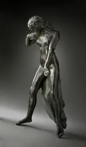 Mould Prints: Standing Female Faun, This cast 1917. Creator: Auguste Rodin