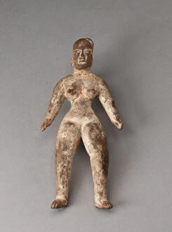 Mesoamerican Collection: Standing Female Figure, 1200 / 600 B.C. Creator: Unknown