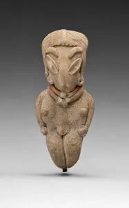 Standing Female Figurine, 500 / 300 B. C. Creator: Unknown