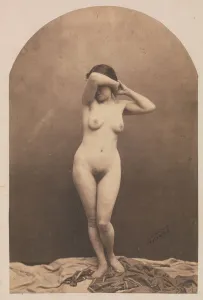 Images Dated 10th August 2020: [Standing Female Nude], 1860-61. Creator: Nadar