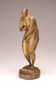 Awkward Prints: Standing Female Nude, c. 1907. Creator: Elie Nadelman