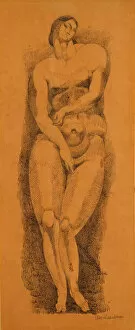 Cubism Gallery: Standing Female Nude, c. 1909. Creator: Elie Nadelman