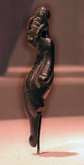Guerrero Prints: Standing Figurine with Missing Leg, 800 / 400 B. C. Creator: Unknown