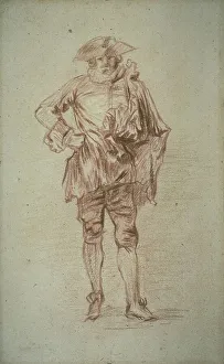 Lancret Nicolas Prints: Standing Gentleman, n.d. Creator: Nicolas Lancret
