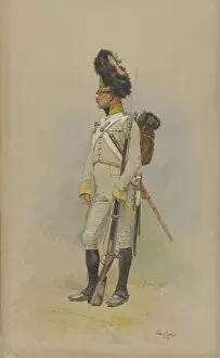 Detaille Jean Baptiste Edouard Gallery: A Standing Grenadier of the Municipal Guard, 1891. Creator