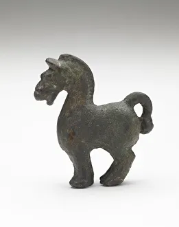 Standing horse, Han dynasty, possibly 1st-2nd century. Creator: Unknown
