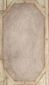 Standing Nude Youth, c. 1496. Creator: Filippino Lippi