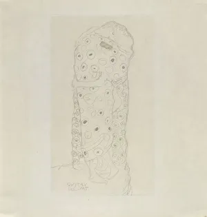 Standing Pair of Lovers, 1907-1908. Creator: Klimt, Gustav (1862-1918)