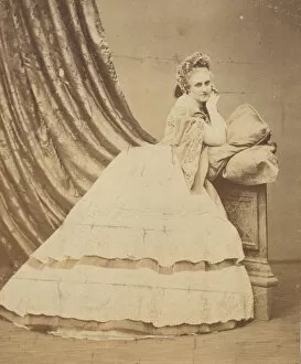 Countess Virginia Oldoini Verasis Di Castiglione Gallery: [Standing at the Prie-Dieu], 1861-64. Creator: Pierre-Louis Pierson