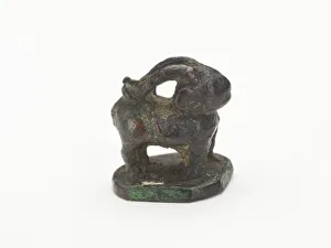 Standing ram, Han dynasty, 206 BCE-220 CE. Creator: Unknown