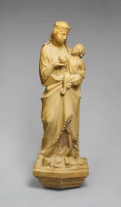 Reproduction Prints: Standing Virgin and Child, Italian, probably early 20th century (late 13th century style)