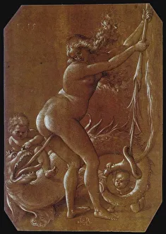 Witchcraft Collection: Standing Witch with Monster