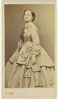 Carjat Cie Prints: Standing Woman, 1865-1870. Creator: Etienne Carjat