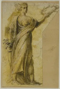 Standing Woman with Laurel Wreath, n.d. Creator: Biagio Pupini