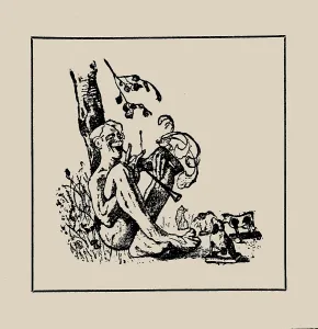 Stanislavski: In the bosom of nature, Early 1900s. Creator: Unknown artist