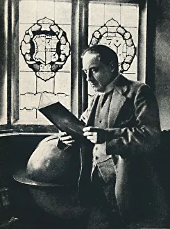 Wheeler Gallery: Stanley Baldwin in the Gallery at Chequers, c1925
