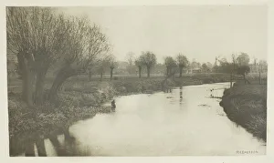 Edition 109 250 Prints: Stanstead from the Lea, 1880s. Creator: Peter Henry Emerson