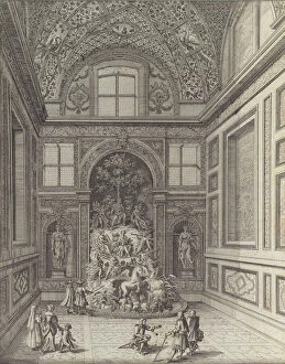 Giovanni Giacomo De Rossi Gallery: Stanza de Venti nel Teatro di Belvedere di Frascati... 1691 or after