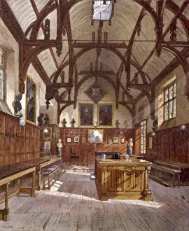 Inns Of Court Gallery: Staple Inn hall, London, 1882. Artist: John Crowther